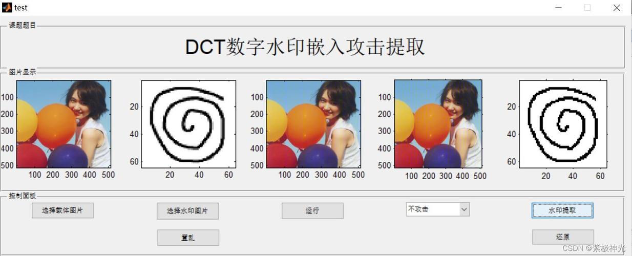 基于MATLAB数字水印技术及应用研究
