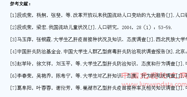 大中专护理学生乙肝知识态度行为现况调查