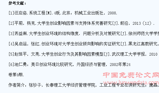 基于ISM模型的大学生企业创业系统研究