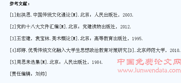 在艺术类大学生中开展传统文化教育的现状与途径研究