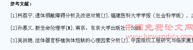 在校医学生对遗体捐献看法的调查