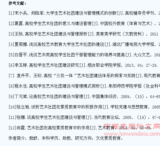 加大大学生艺术社团管理与建设发挥农科院校校园文化育人功能