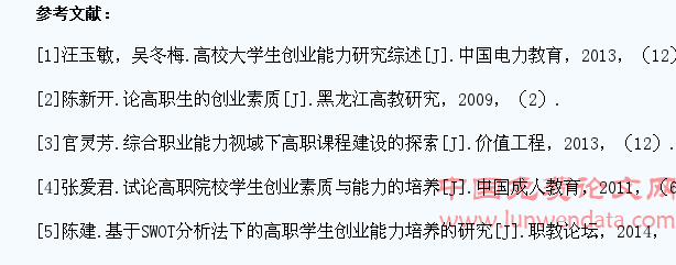 高职院校学生创业能力培养途径分析