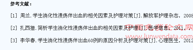 57例学生消化性溃疡病的原因分析及护理