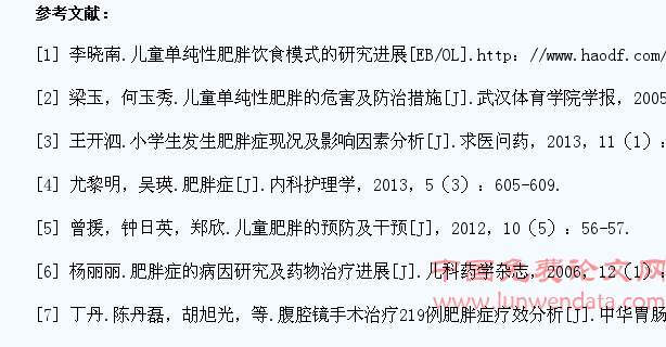 城市小学生单纯性肥胖症的病因分析及干预对策