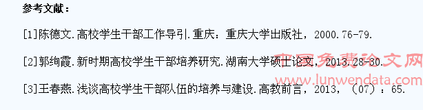 新时期高校学生干部能力培养路径探析