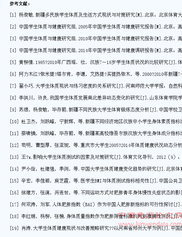 2006~2016年新疆汉族、维吾尔族、哈萨克族医学专业大学生身体形态功能动态比较研究