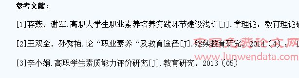 浅谈高职软件专业学生职业素养的培养