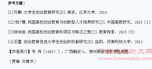 大学生创业教育存在的问题及其对策