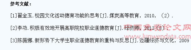 校园文化对大学生职业道德教育的影响研究