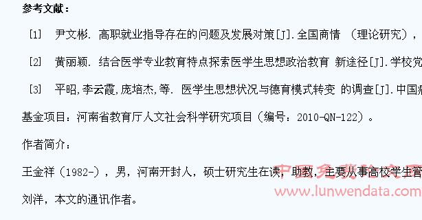 医学生思想道德现状调查与分析