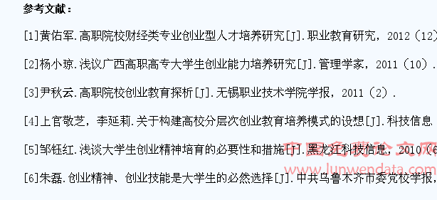 高职院校大学生创业教育定位研究