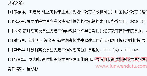 高校学生党建工作长效机制微探