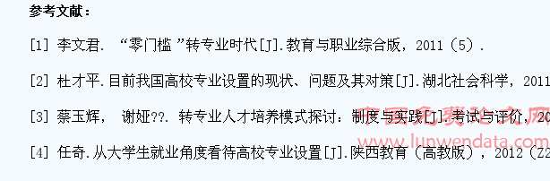 民族类高校大学生转专业现状分析