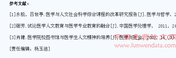浅淡高校图书馆与医学生人文素养的培养