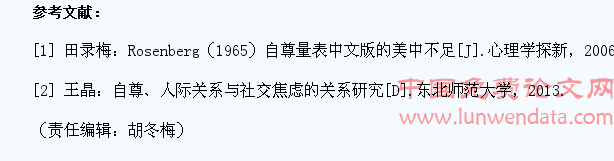 民办高校大学生自尊状况调查